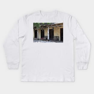 Adobe Benches Kids Long Sleeve T-Shirt